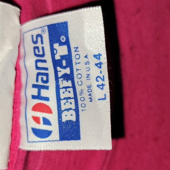 Vintage. Made in USA. Single stitch  Handpainted 1 of a kind. Size Large. - Picture 3 of 6